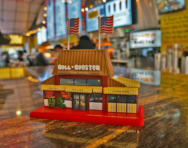Roll n Roaster miniature display model