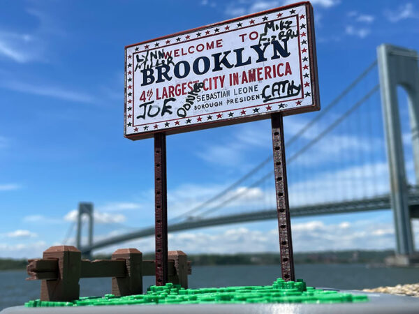 Welcome to Brooklyn sign