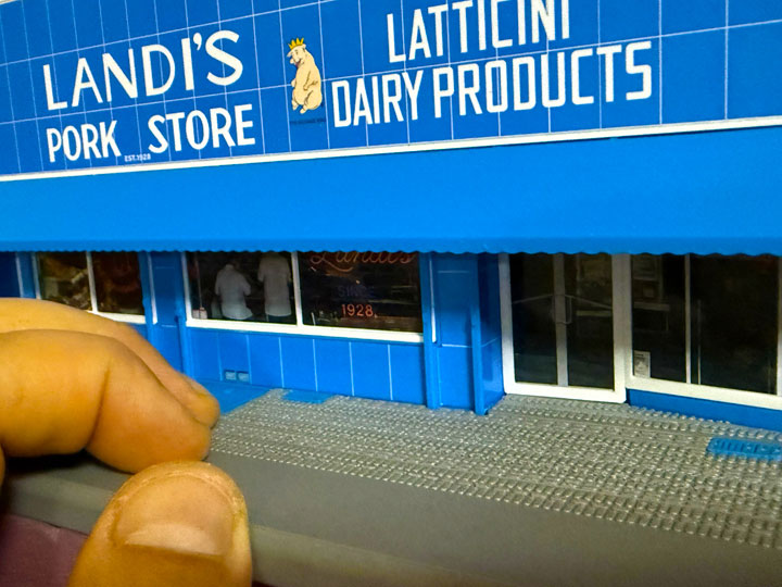 Landi's Pork Store Brooklyn Miniature Replica - Image 3
